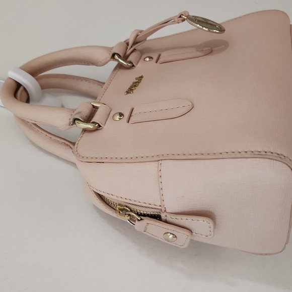 #493 FURLA Powder pink mini w/strap. Preloved item sold as is - Picture 2 of 7